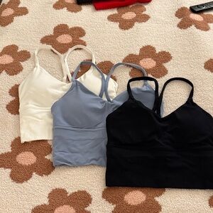 Set of Three Athletic Tank Tops
